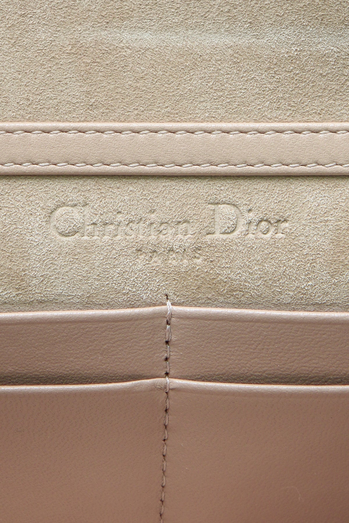 Diorama Wallet on a Chain Bag - Nude